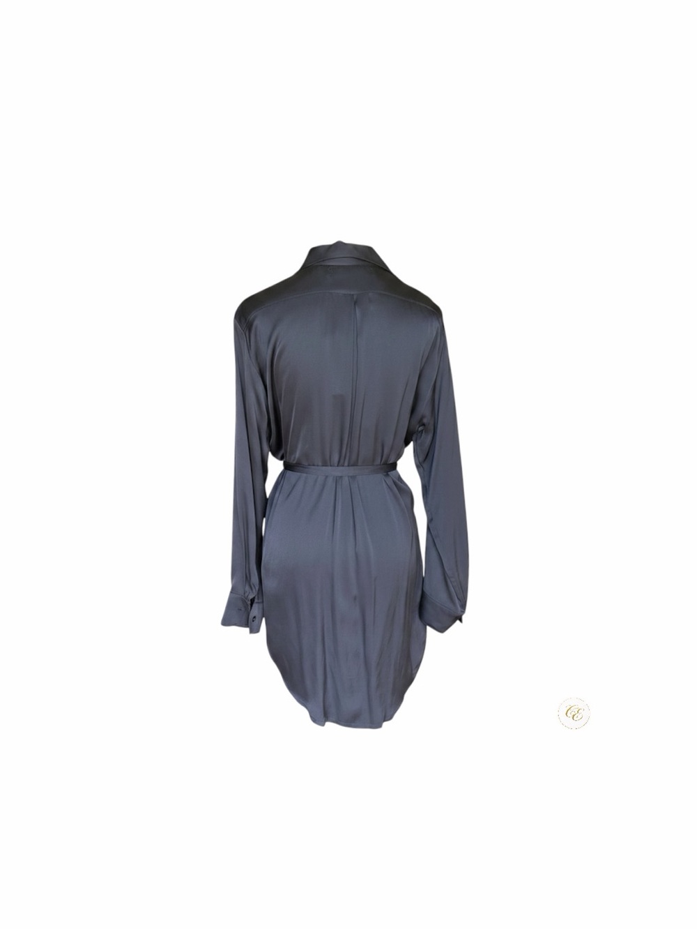 Stillwater Black Shirt Dress | Tie Waist | Long Sleeve | Size XS | NWT - Picture 4 of 6